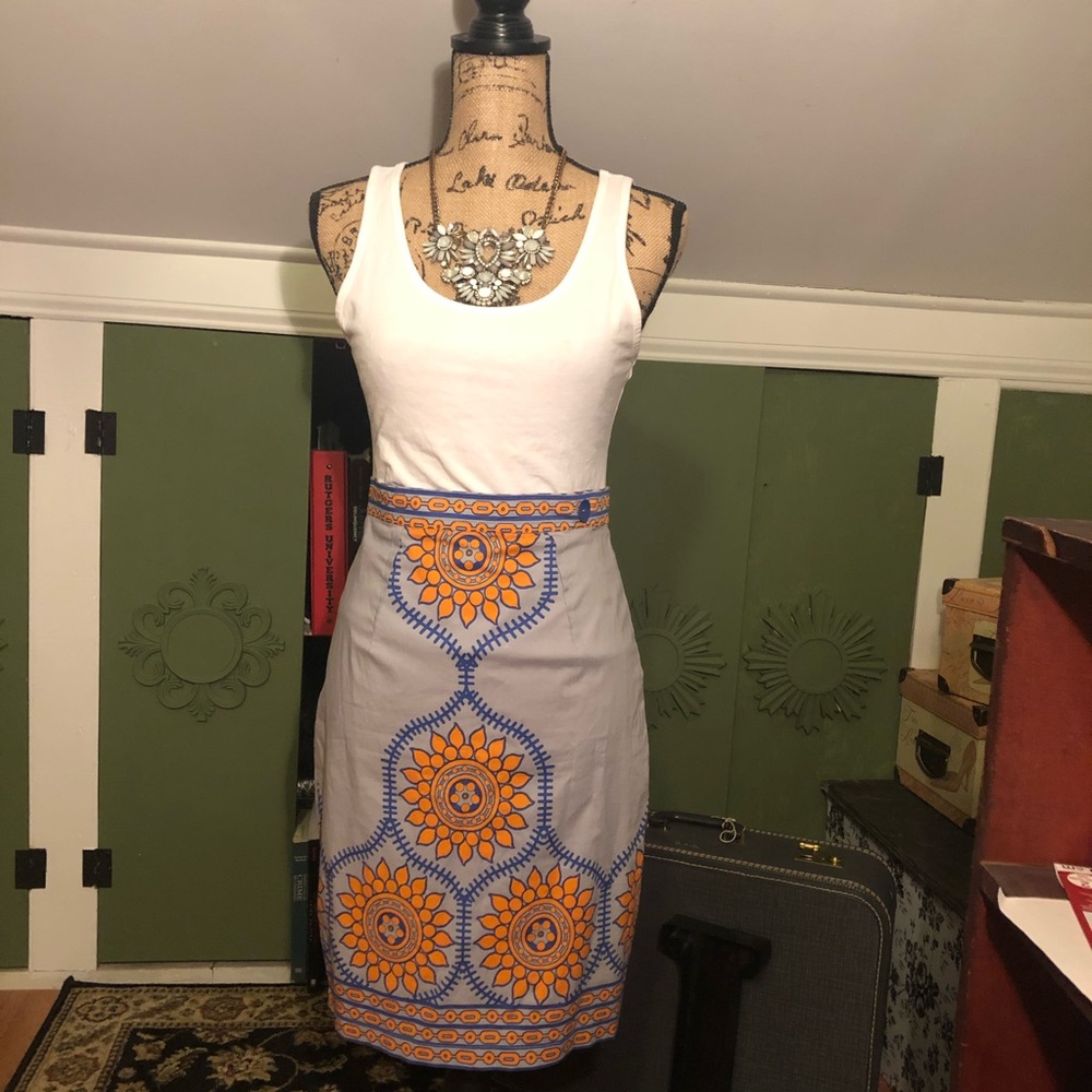 Tracey Reese Pressed Lutea Pencil Skirt Size 4